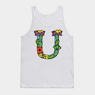 Crazy Monogram U Tank Top